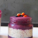 overnight oats med blåbär